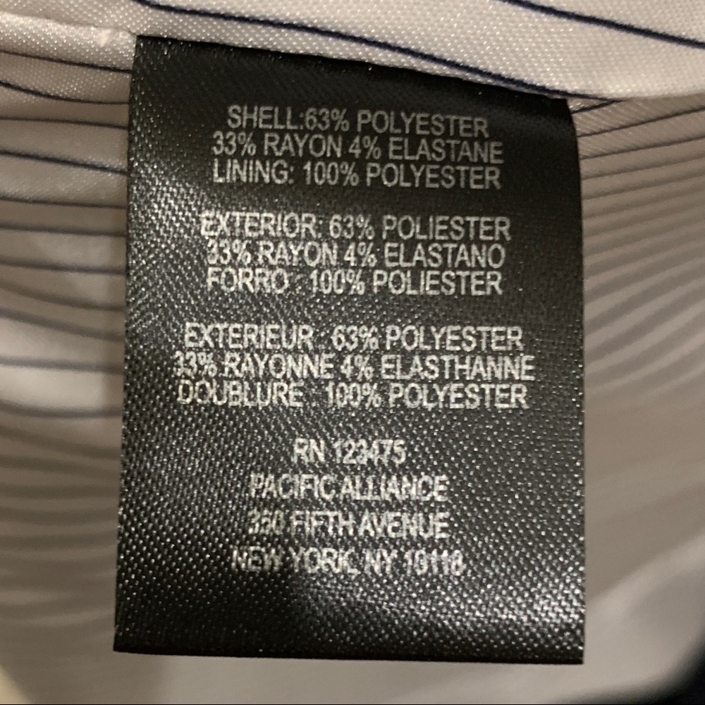 Tahari navy blazer size 12 NWT - Picture 5 of 6